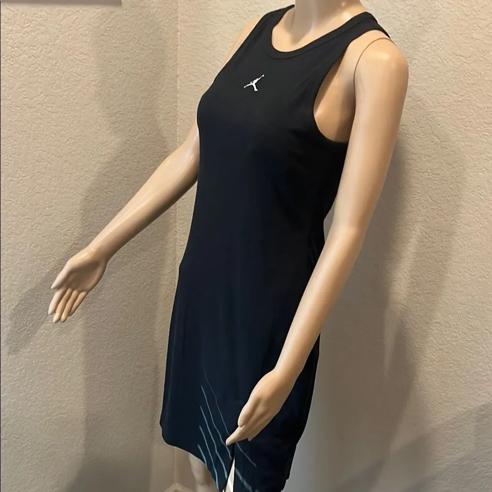 NWT Jordan Black Sleeveless Sheath Midi Dress - Picture 3 of 6